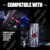 Muc-Off Tubeless Valves V2 7075 Aluminium Presta 44mm Red with Core Tool view 4