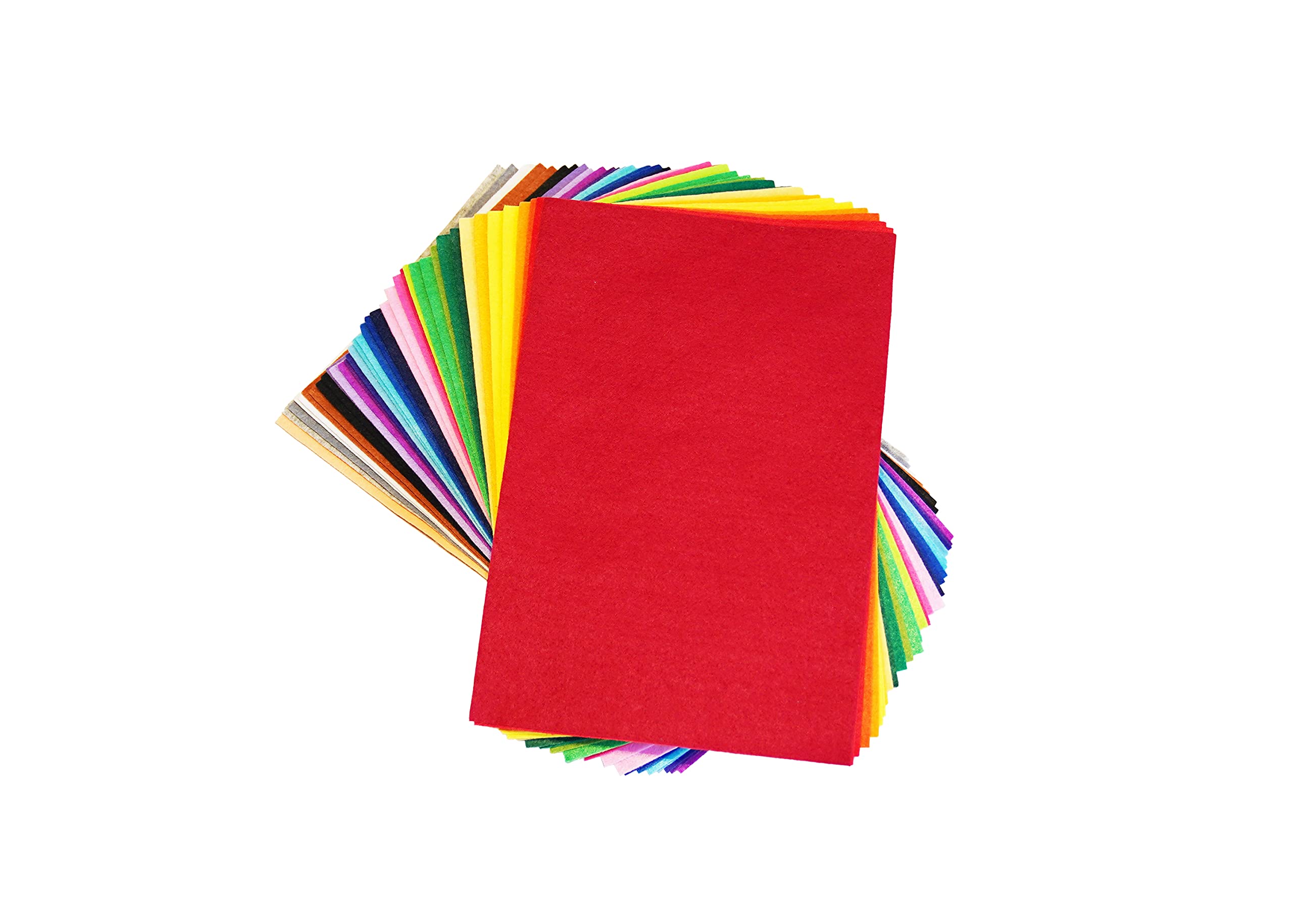 DIYR 40pcs A4 32 Assorted Coloured 30 x 20 cm Felt Fabric Sheets, Fabrics DIY Craftwork Sewing Patchwork, Crafts Assorted Colour Polyester Felt Sheet for Art and Craft