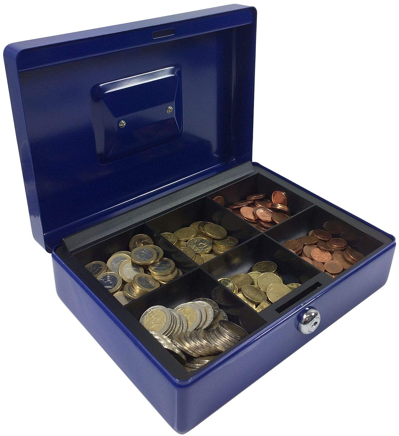 ACROPAQ AG250B Cash Box 250 x 185 x 80 mm Blue