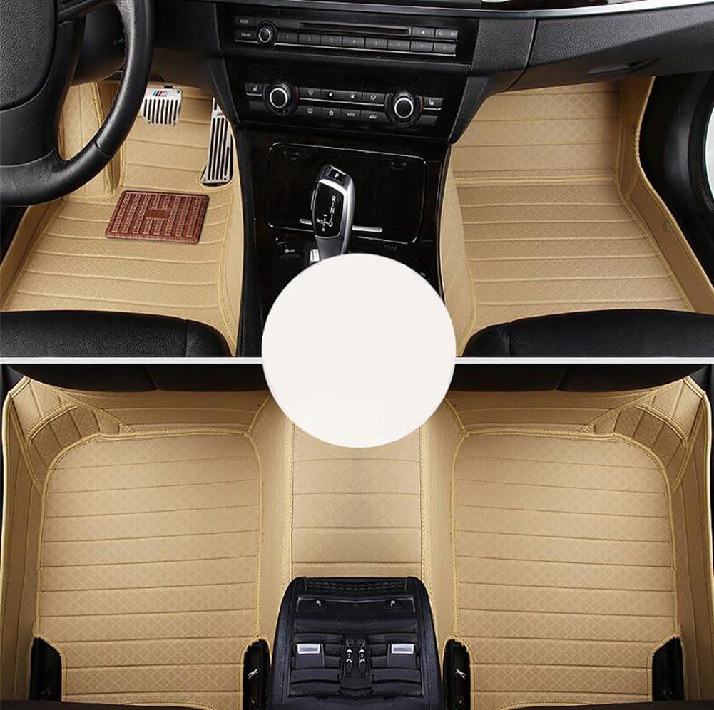 QXXZ Autodecorun Custom Fit PVC Leather Car Floor Mats For BMW 1 2 3 4 5 6 7 X1 X3 X4 X5 X6 Z4 Series Car Carpet Mats Set Accessories