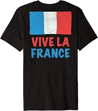 Amazon Com French Sports Fan Vive La France T Shirt Clothing
