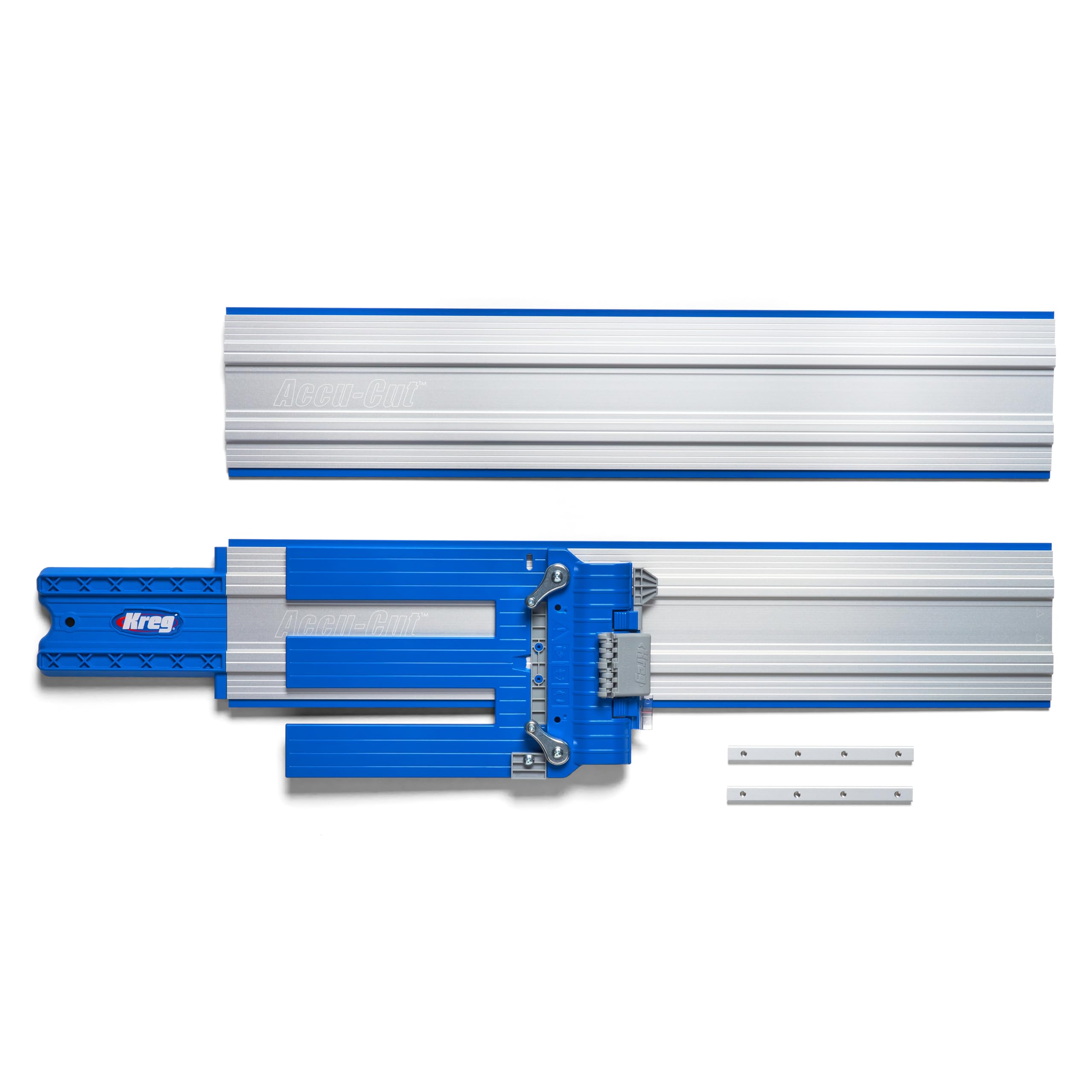 Kreg KMA2700 Accu-Cut - Sistema de guía de sierra universal - Corta hasta 50 de largo - No necesita abrazaderas - Realice cortes rectos, cruzados, rasgados y en ángulo fácilmente - Guía de sierra circular - Herramienta para trabajar la madera