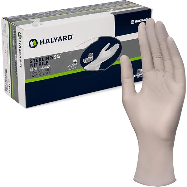 Amazon.com: HALYARD Sterling SG Nitrile Exam Glove, ECO Pull