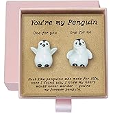 LIMGUVK You’re My Penguin Couple Figurines, Mate for Life Gifts for Couples, Long Distance Relationship & Valentine’s Day, Valentine Gifts for Boyfriend Girlfriend, Couples Gift for Men Women (White)