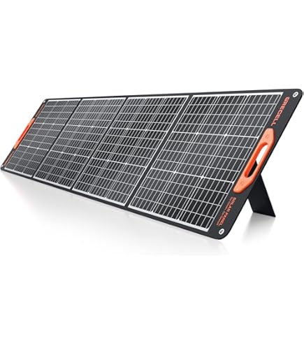 Anker 531 Solar Panel (200W) グレー 新品 Amazon.com : Anker 531 Solar Panel, 200W Foldable Portable