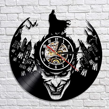 Amazon Co Jp バットマンはジョーカー ビニール レコード ウォールクロック リビング ルーム ミュート クォーツムーブメント 装飾 ウォールクロック ビニール ローマ数字 アート壁時計 A 12inch ホーム キッチン Amazon Co Jp バットマンはジョーカー ビニール レコード ウォールクロック リビング ルーム ミュート クォーツムーブメント 装飾 ウォールクロック ビニール ローマ数字 アート壁時計 A 12inch ホーム キッチン