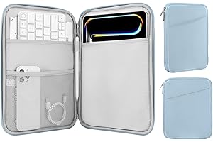 MoKo 13 Inch Tablet Sleeve Bag, Compatible with New 13 Inch iPad Pro M5 & Air M4/M3, iPad Pro 12.9 inch M2&M1, Galaxy Tab S8+