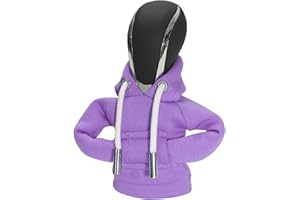QTZFKFLHD Gear Shift Hoodie, Funny Gear Shift Knob, Universal Car Shift Knob Hoodie, Mini Hoodie for Car Shifter, Automotive Interior Novelty Accessories Decorations, Car Accessories and Decorations