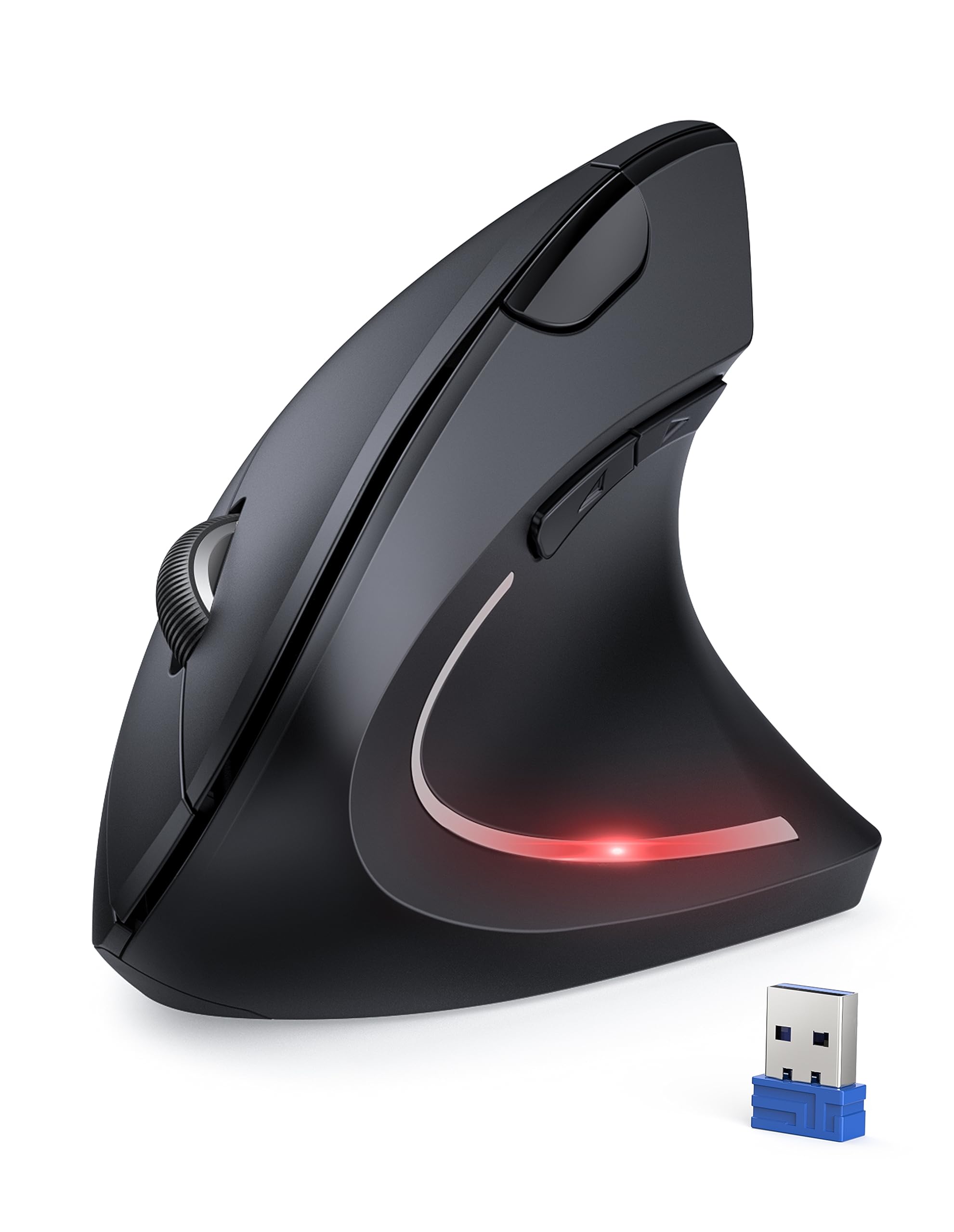 TECKNET Ergonomic Mouse 4800 DPI Wireless Vertical Mouse With 5 