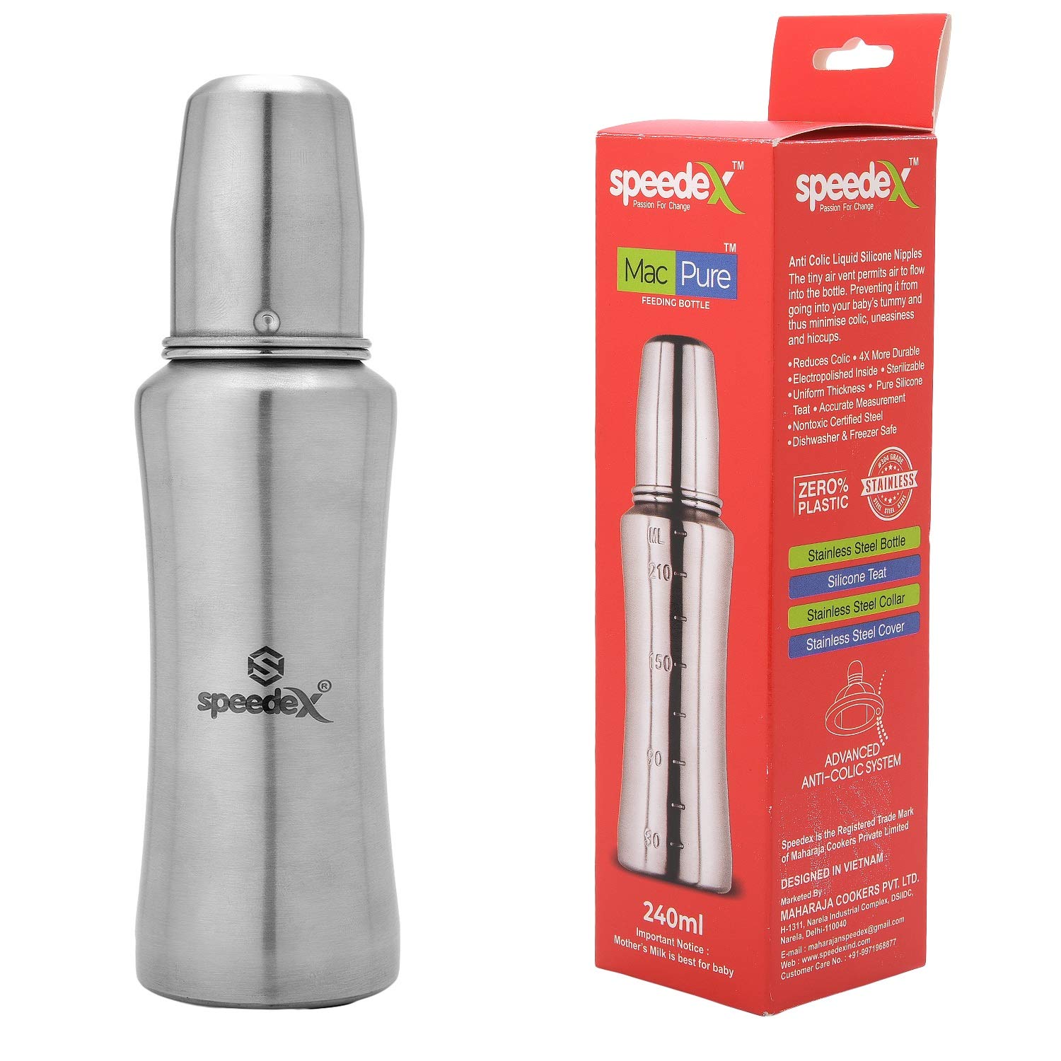 steel feeding bottle amazon