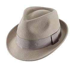Home Prefer Men's Wool Felt Winter Hat Short Brim