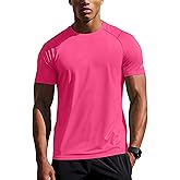 Zengjo Mens Athletic Shirts Short Sleeve Quick Dry Gym Workout Running Exercise T-Shirt Moisture Wikcing Sports Tee Top