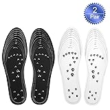 2 Pairs Massaging Insoles, Acupressure Magnetic