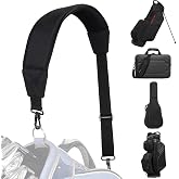 LZFAN Golf Bag Shoulder Strap, Single Padded Adjustable Straps Universal Replacement