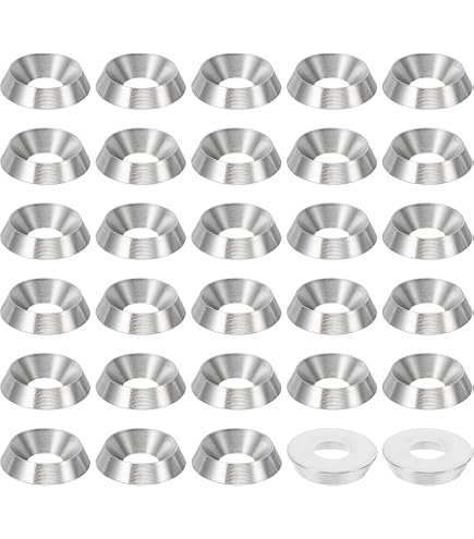 Lot De 50 Rondelles En Nylon (polyamide) Diamètre 10 Mm - Pour Bricolage, Neuf