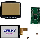 Finding Harvest Game Boy Advance 3.0 720x480 V5 Drop In IPS Kit for Gameboy AGB-001 (with Black Glass Screen Lens)
