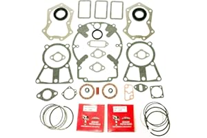 LIL RED BARN Engine Rebuild Kit Compatible with Kohler KT17, M18, MV16 Gasket Set, Includes Piston Rings