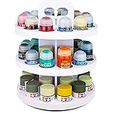 Amazon.com: Evemodel 6-Tier Spinning Paint Organizer Rack for 48 ...