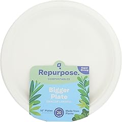 Repurpose, Repurpose 10" Eco-Picinic Plates, 20 Count