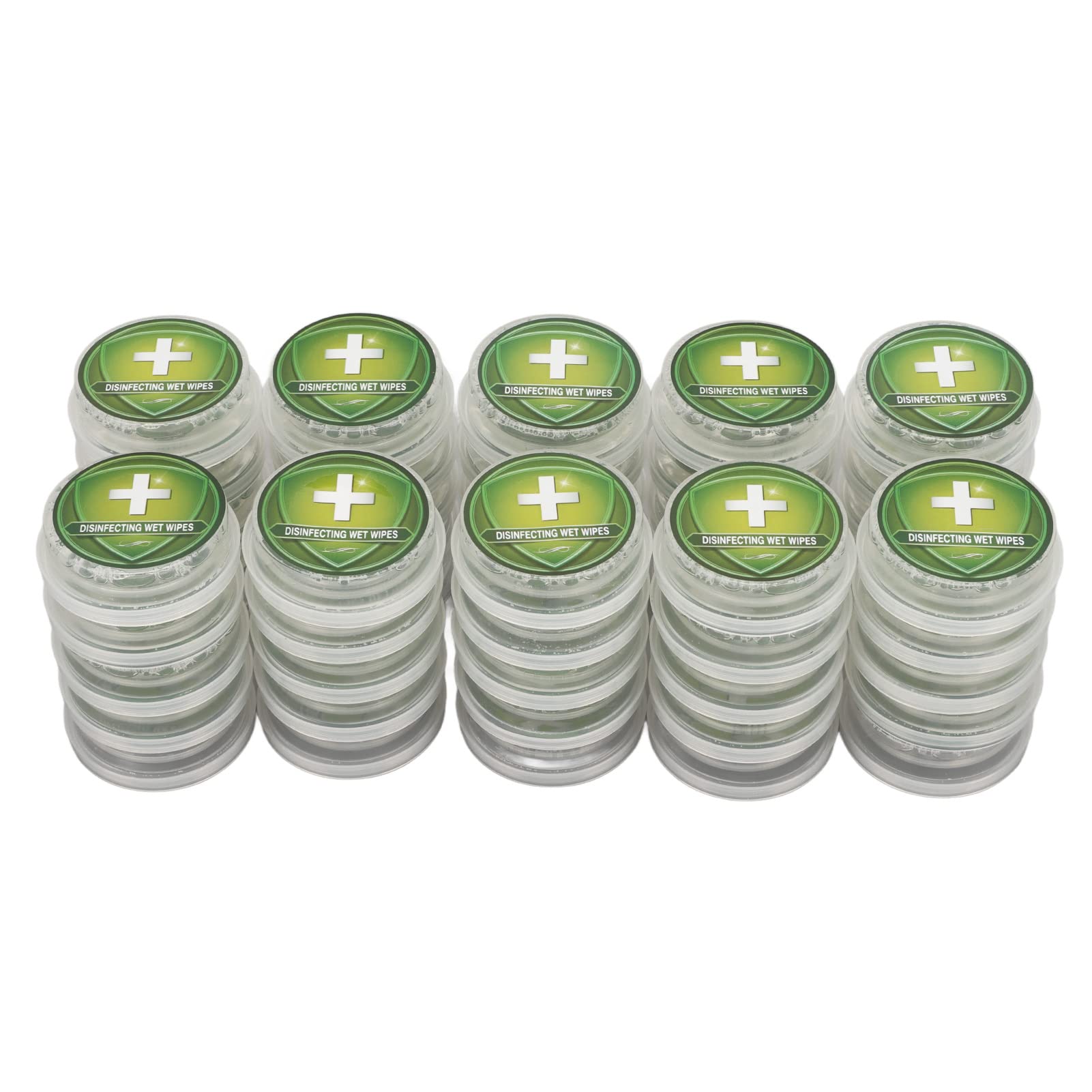 Sonew 50pcs Disposable Compressed Wipes, Individual Wrapped Press Wet Wipes Hand Towelette Compressed Towel for Travel