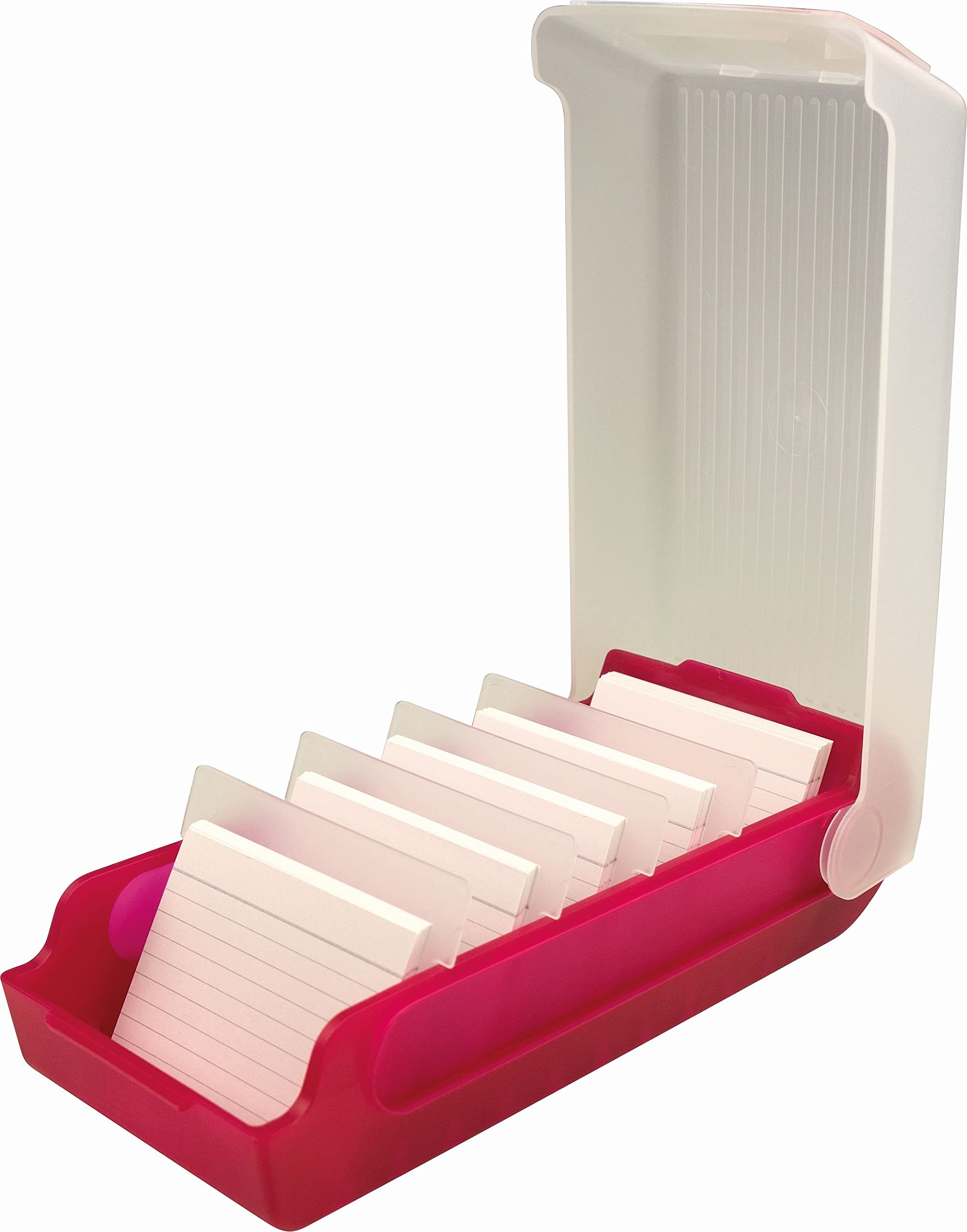 helit Flash Card Box for 800 Cards Beebox A7 – Red