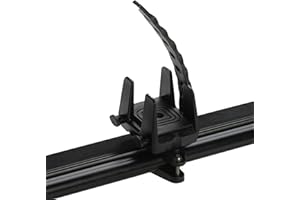 BIKEGEAR Multi Purpose Holder for Car Roof Rack Cross Bars for Carrying skis, ski Poles, Kayak Paddles, Spades, Shovels | Universal Mount- Qty -2