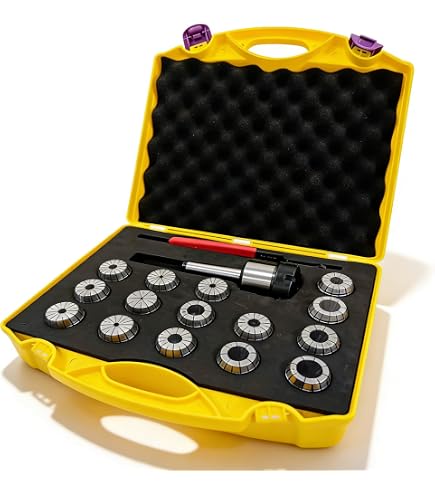 Amazon.com: 3 Morse Taper (MT3) Collet Set - 7 Piece - Sizes 1/8