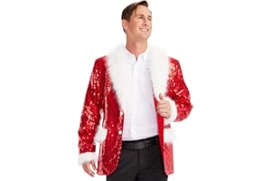 Tipsy Elves Men's Colorful Allover Sequin Blazers - Shiny Holiday New Years Ever Jackets