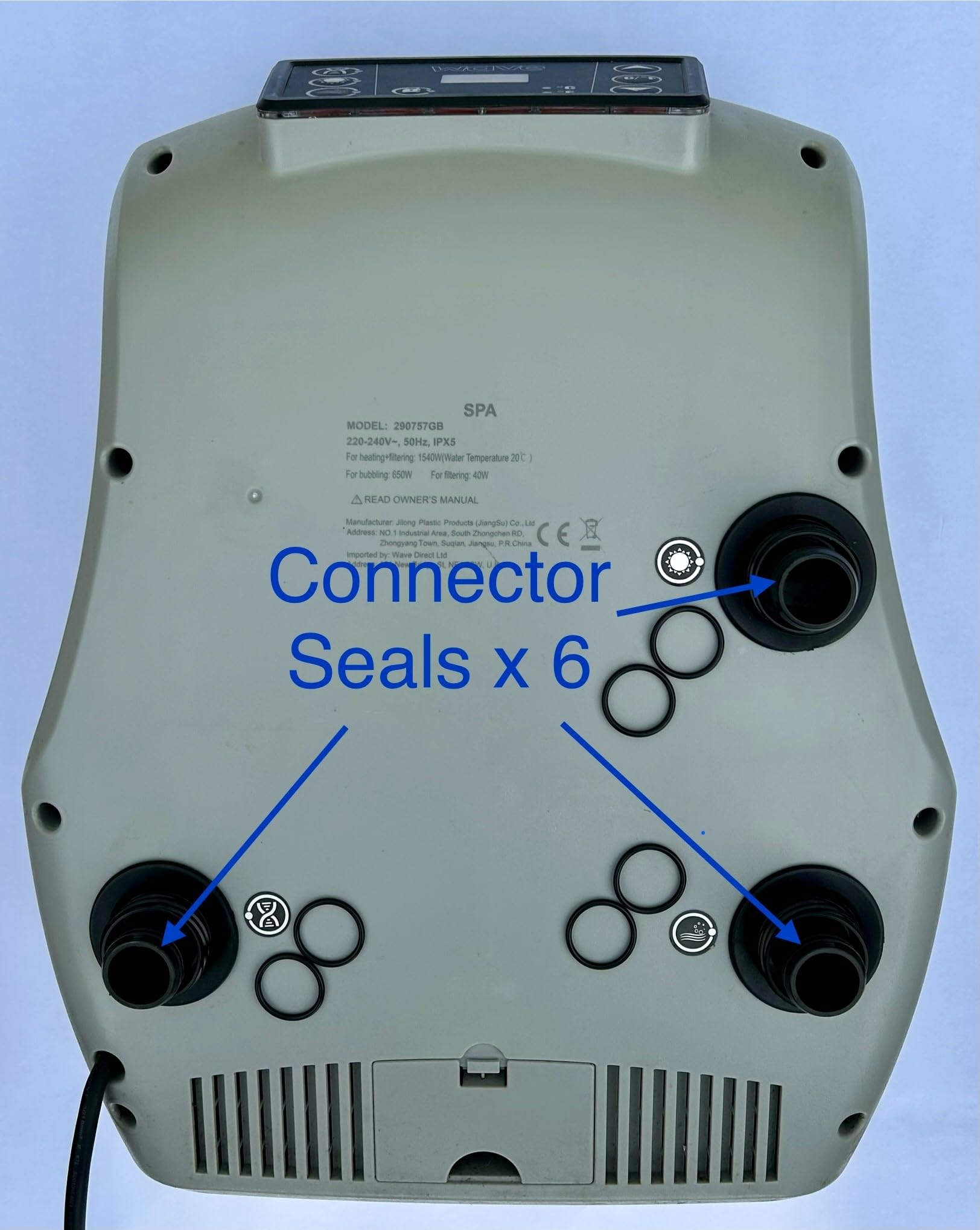 Coupling Connector Seals For Wave Spa/Cosy Spa etc - 6 Seals - Premium Quality
