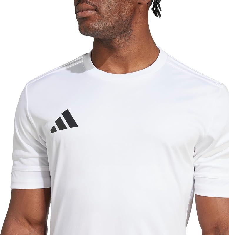 Homme Squadra25 Jersey Short Sleeve Shirt, White/White/Black, M — photo 6 sur 7