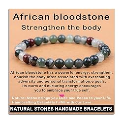 AD Beads Handmade Gemstone Stretch Elastic Bracelet