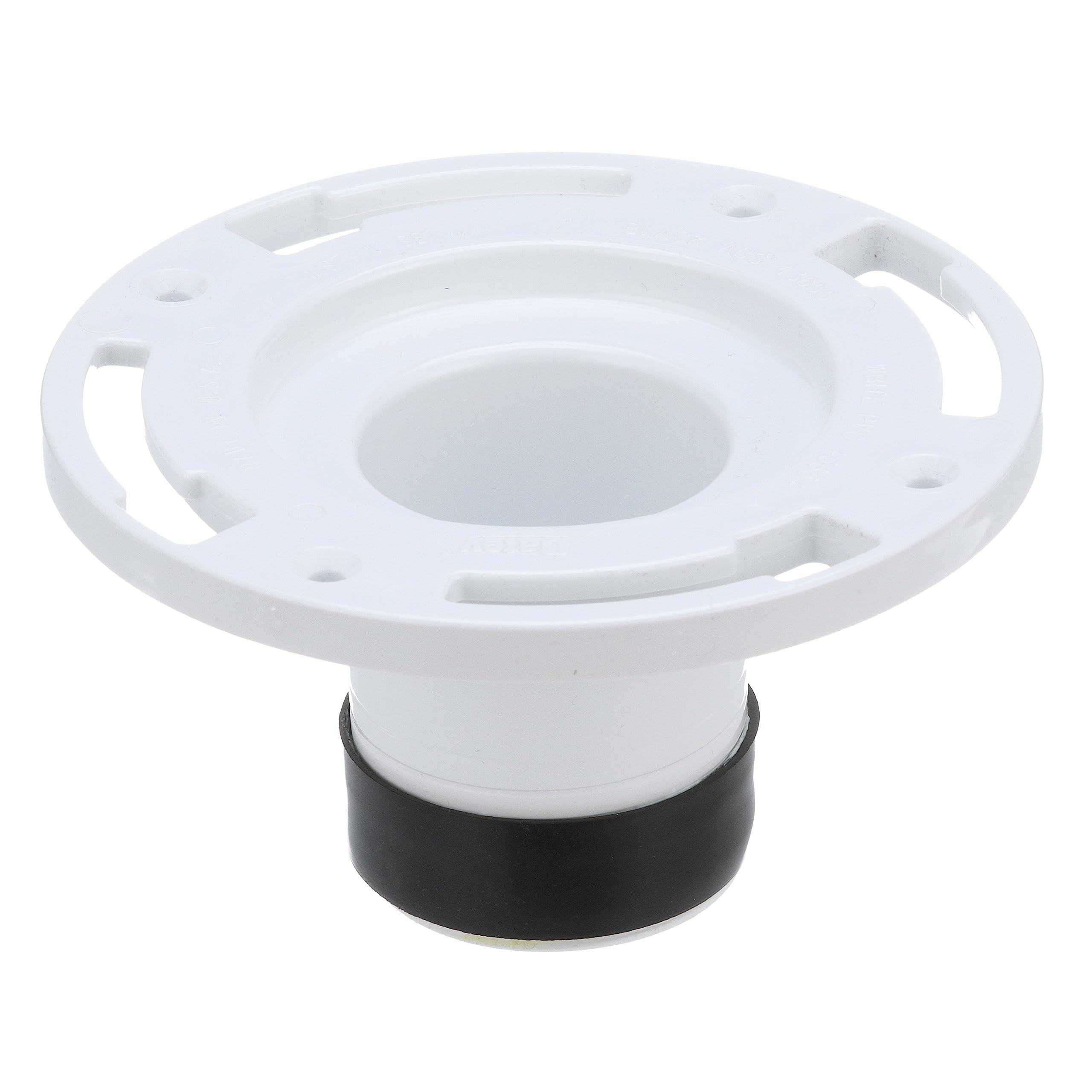 Photo 1 of Oatey 3 in. PVC Twist-N-Set Closet Flange