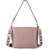 befen Genuine Leather Purse for Women Soft Crossbody Purse Hobo Bag Women's Shoulder bag Handbags with 2 Removable Straps