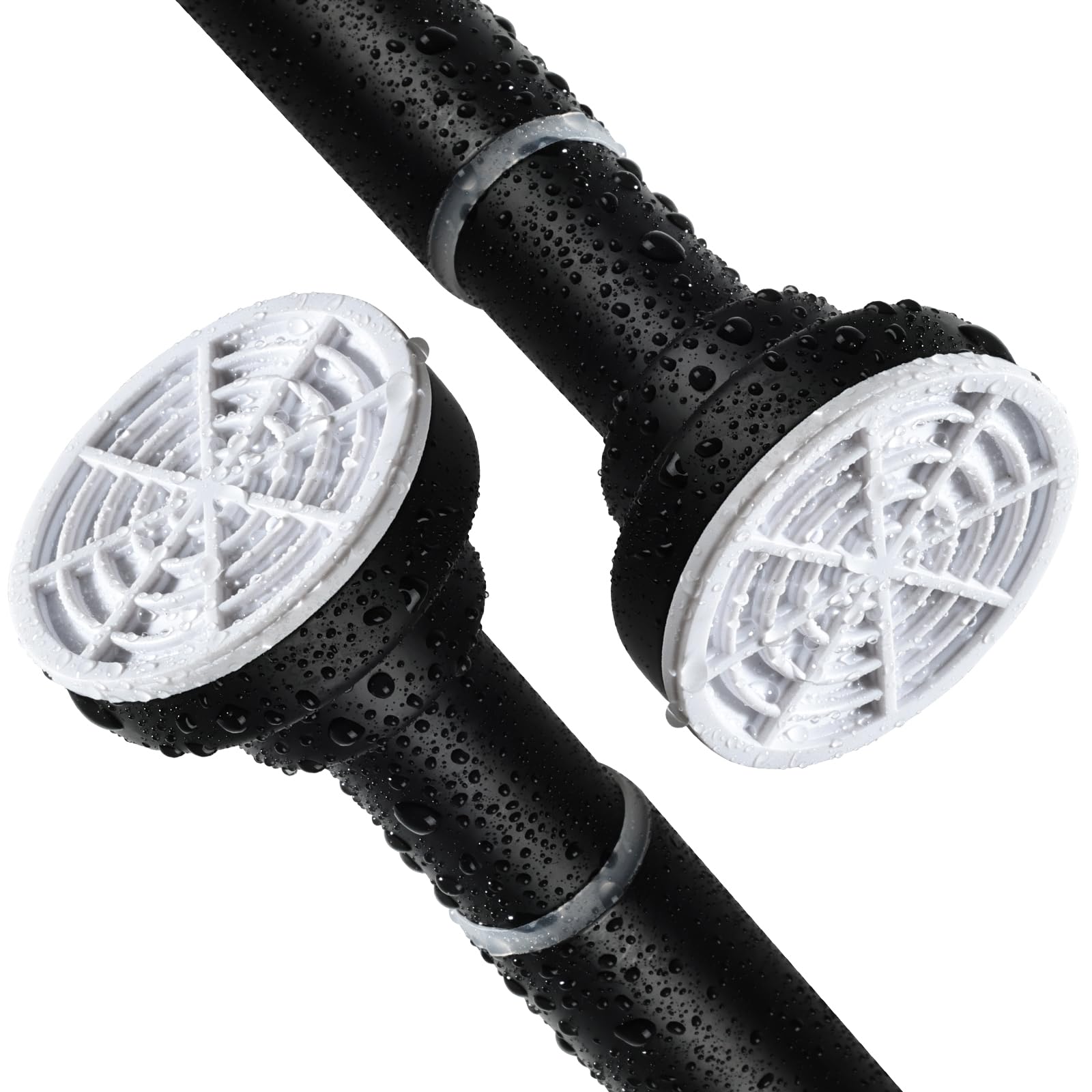 Shower Curtain Rod, Stainless Steel Extendable Shower Curtain Pole Tension Rods for Curtain No Drilling Shower Curtain Rail Net Curtain Poles for Bathroom Window Kitchen Wardrobe 160-270cm,Black