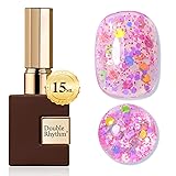 Double Rhythm 15ML Glitter Gel Polish Shimmer