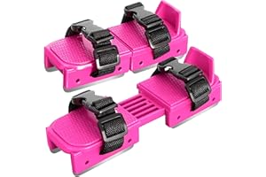 Nattork Adjustable Little Kids Ice Skates with Double Runner for Beginners Toddlers Ice Hockey Skates Strap Fastening Comfortable