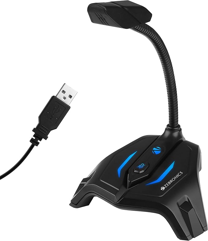 Zebronics ZebKlarity USB Gaming Mic for Recording Amazon.in Electronics