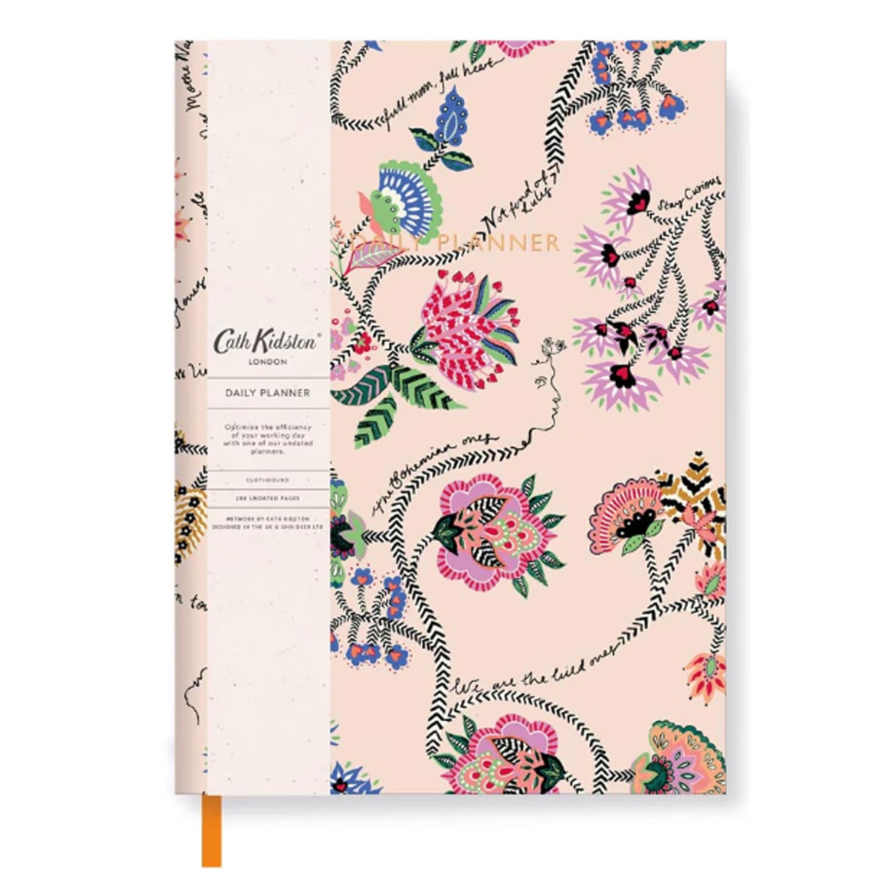 Widdle Gifts Cath Kidston A5 Wild Ones Daily Planner - Undated Diary / 128 Planner