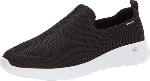 Skechers Men's Go Walk Max-Athletic Air Mesh Slip on Walkking Shoe Sneaker,Black/White,7 M US