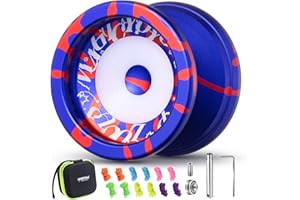 MAGICYOYO V6S LOCUS Responsive Yoyo for Kids 8-12, Metal Fingerspin Trick Yo Yo Professional for Adults, with Unresponsive Be