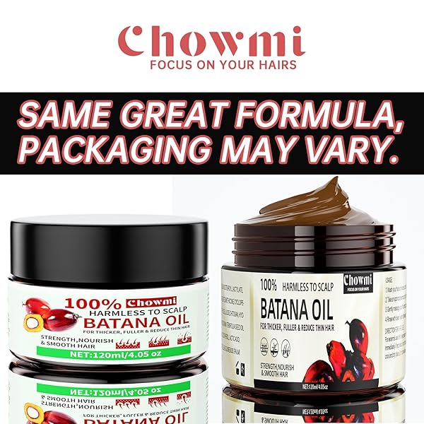 CHOWMI PURE RAW BATANA OIL FOR HAIR GROWTH – UNREFINED DR. SEBI FORMULA FROM HONDURAS – PROMOTES HAIR THICKNESS FOR MEN & WOMEN