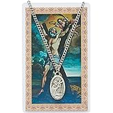 St Andrew Prayer Card With Medal Pendant Charm Patron Saint Catholic Christian
