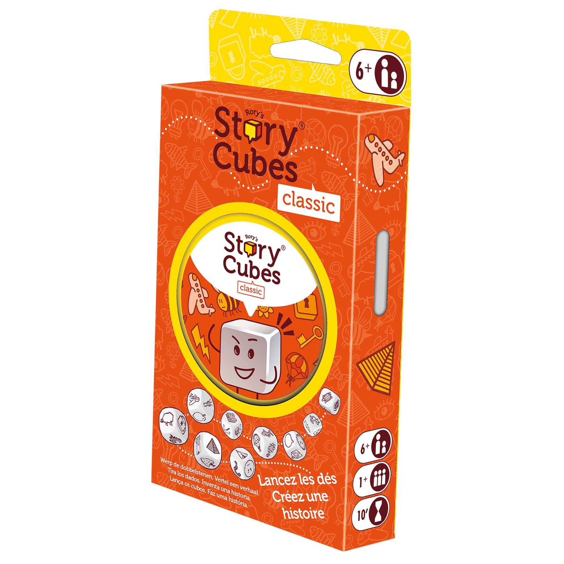 Asmodee Zygomatic Rory's Story Cubes Classic Edition 2021 | Board Game | from 6 Years | 1 Player and Over | 10 Minutes, Multicoloured