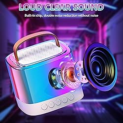 Tixahi Karaoke Machine for Adults and Kids,Portable