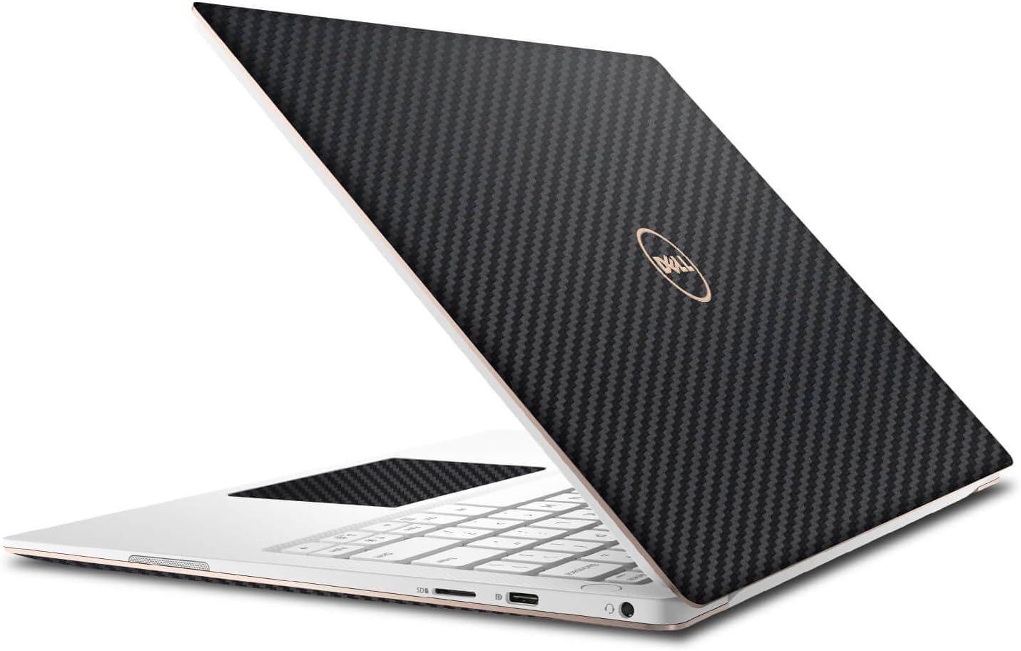 Textured Skin Stickers for DELL XPS 13 (9370) (Black Carbon)