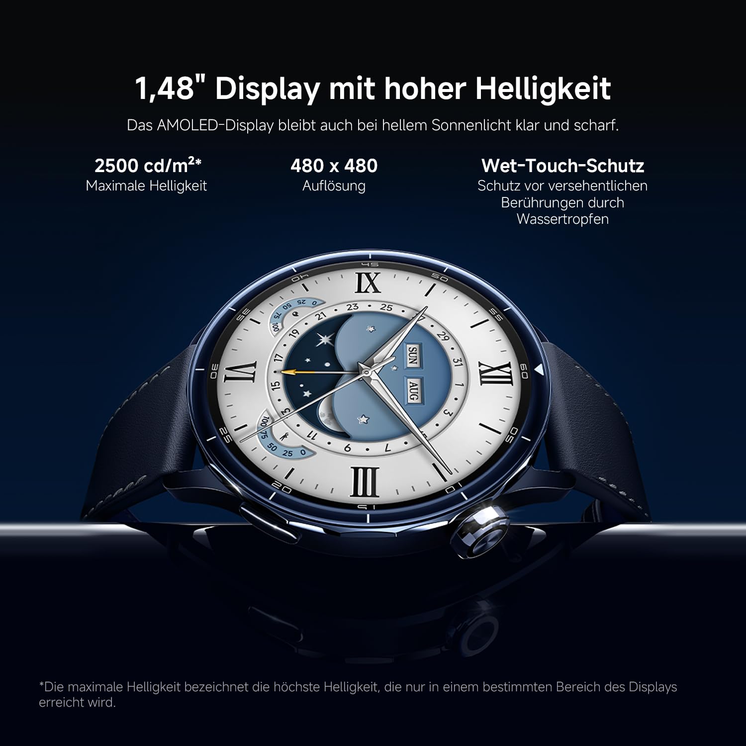 XIAOMI Watch S5 46mm, Smartwatch für Damen/Herren, 1,48" AMOLED, Fitness-Tracker mit Herzfrequenz- und Schlafüberwachung, 21 Tage Akku, 150+ Sportmodi, Dualband-GPS, NFC, Android&iOS, Jungle Green 3