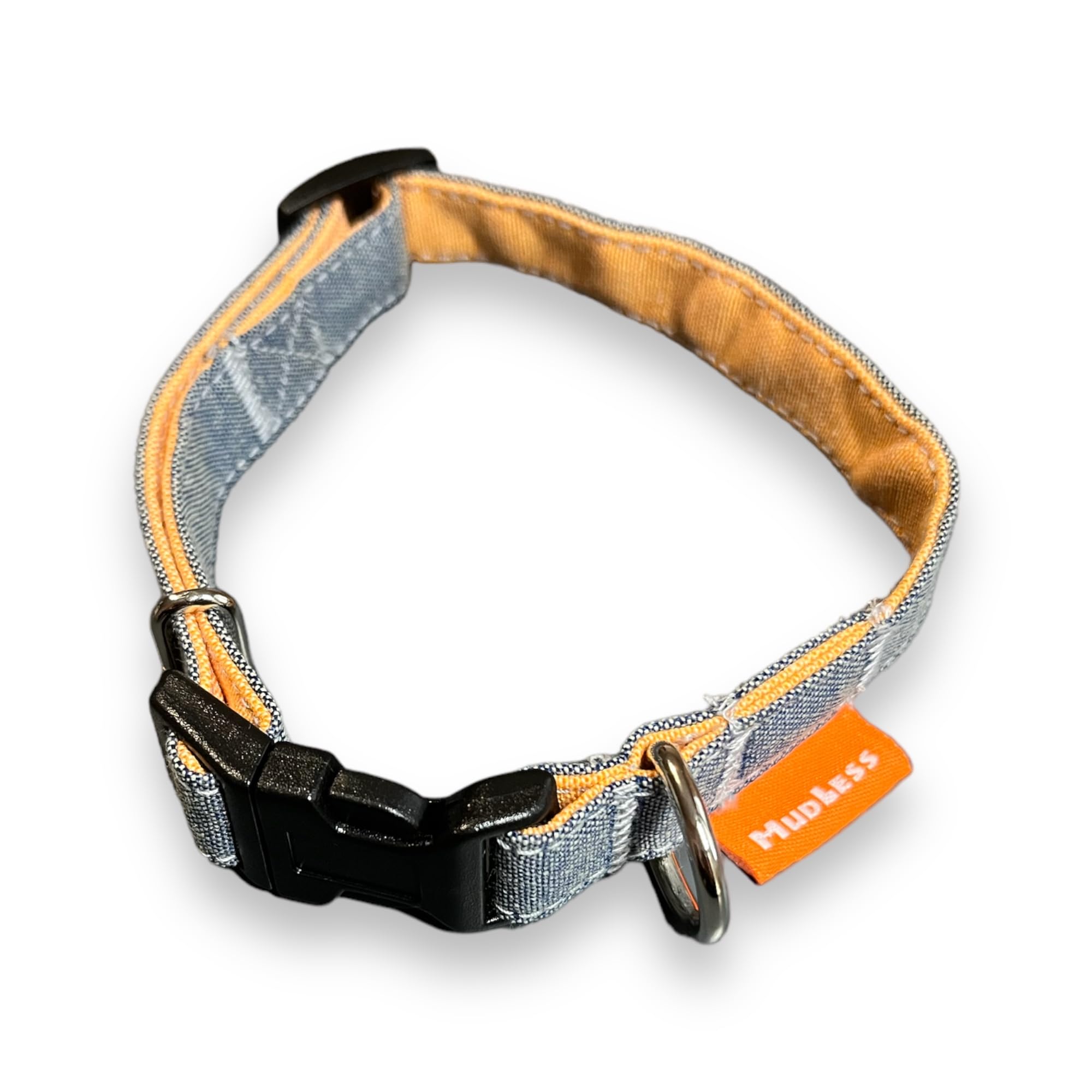 MUDLESS Strong Comfortable Dog Training Collar - Durable & Lightweight Dog Collar for All Weathers, Breathable & Fully Adjustable - Ideal for Walks, Training & Outdoor Adventures