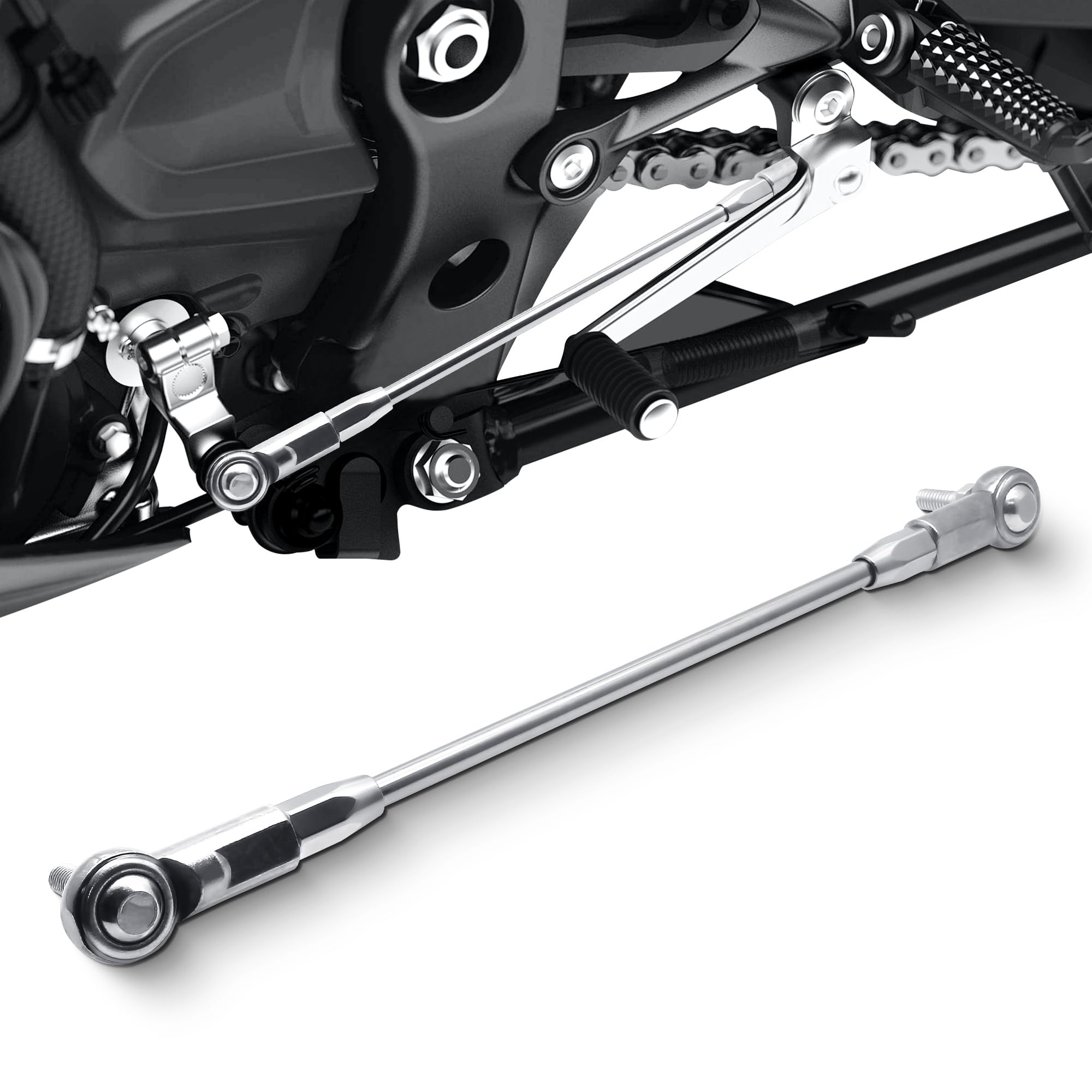 RENO 9675 Chrome Shift Linkage, Compatible Touring