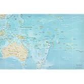 Gifts Delight Laminated 36x24 Poster: Oceania-map 1-41000000