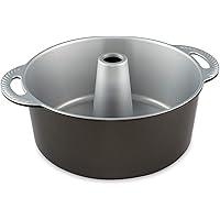 Nordic Ware Angel Food Cake Pan, 18 Cup Capacity, Graphite